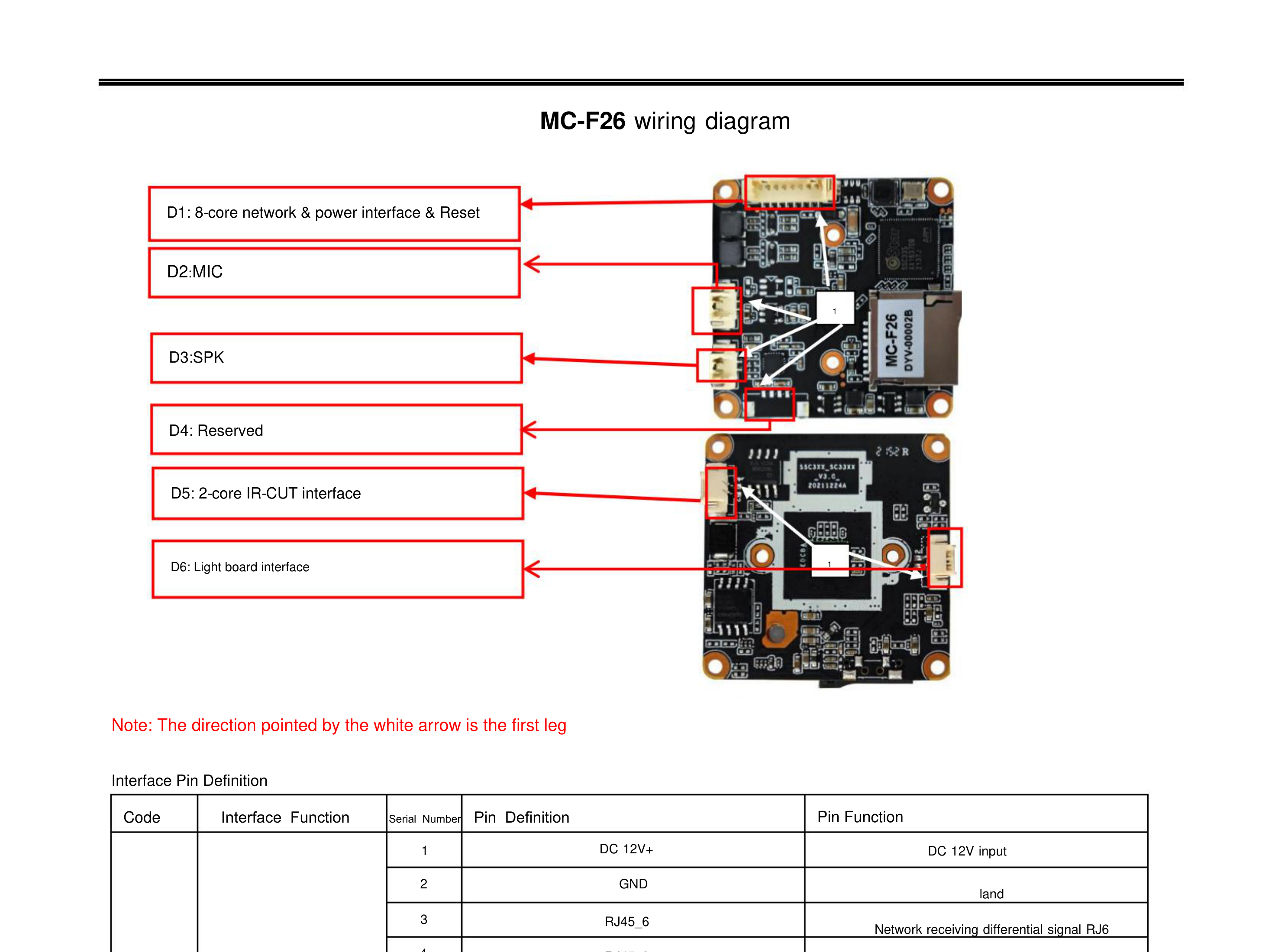 MC-F26 Wiring Diagram